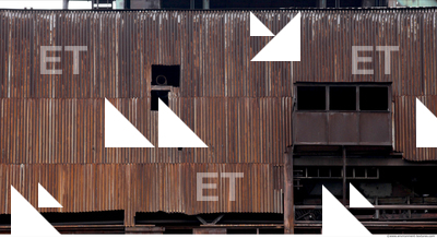 Rusted Corrugated Plates Metal