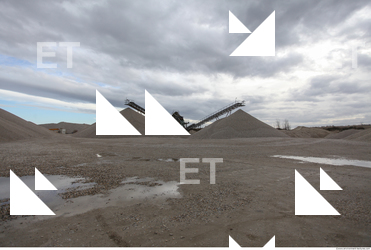 Background Gravel Quarry