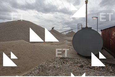 Background Gravel Quarry