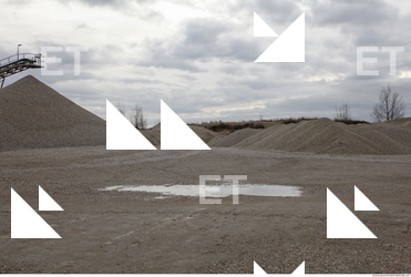 Background Gravel Quarry