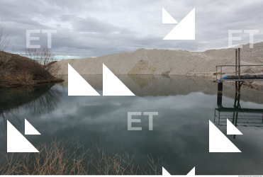 Background Gravel Quarry