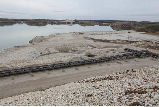 Background Gravel Quarry