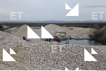 Background Gravel Quarry