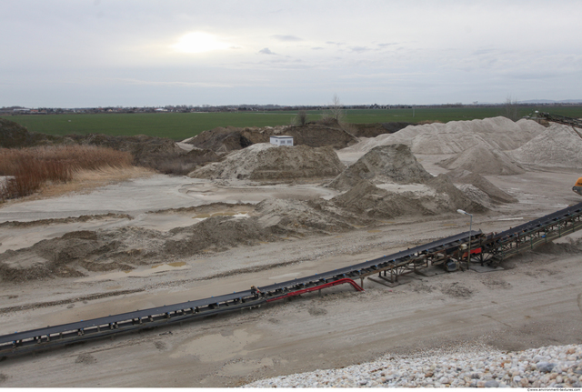 Background Gravel Quarry