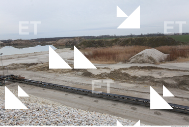 Background Gravel Quarry