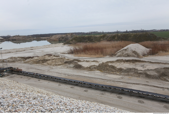 Background Gravel Quarry