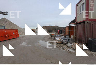 Background Gravel Quarry