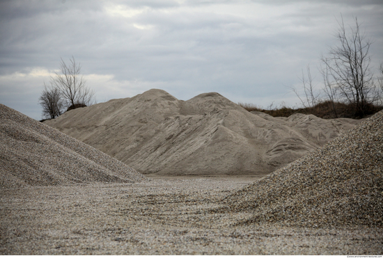 Background Gravel Quarry