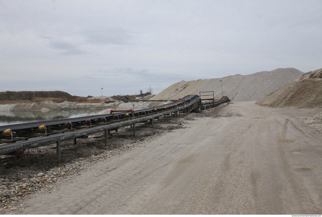 Background Gravel Quarry