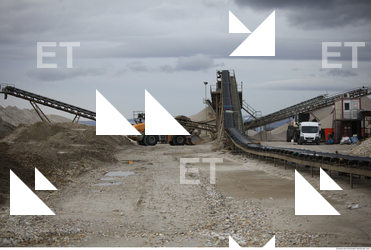 Background Gravel Quarry