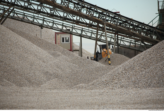 Background Gravel Quarry