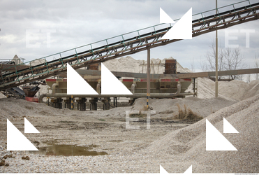 Background Gravel Quarry