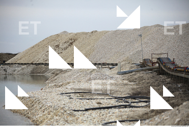 Background Gravel Quarry