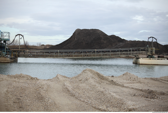 Background Gravel Quarry