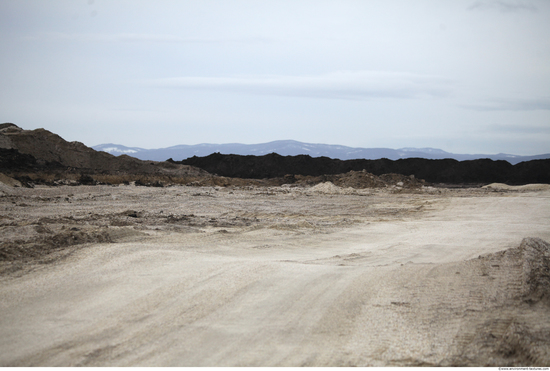 Background Gravel Quarry