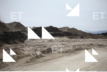 Background Gravel Quarry