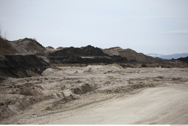 Background Gravel Quarry