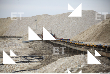 Background Gravel Quarry