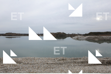 Background Gravel Quarry