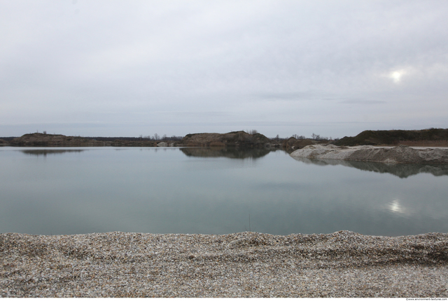 Background Gravel Quarry