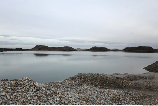 Background Gravel Quarry