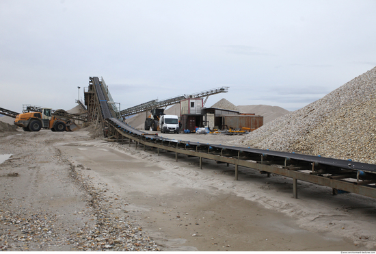 Background Gravel Quarry