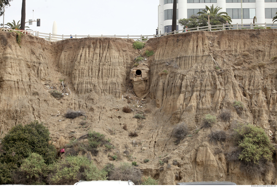 Cliffs Overgrown Rock