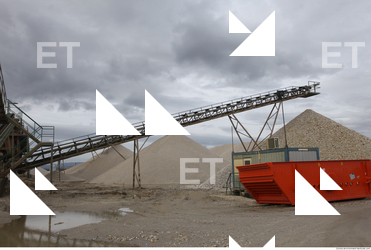 Background Gravel Quarry