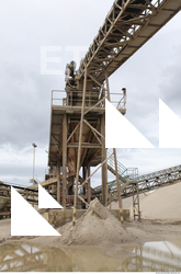 Background Gravel Quarry