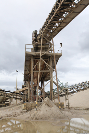 Background Gravel Quarry