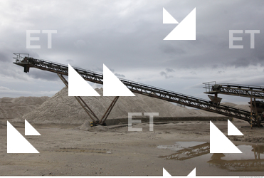 Background Gravel Quarry