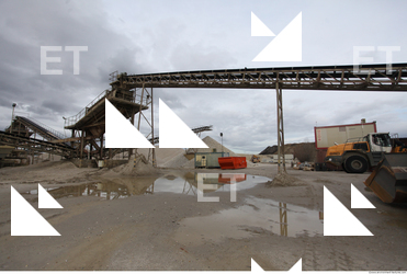 Background Gravel Quarry