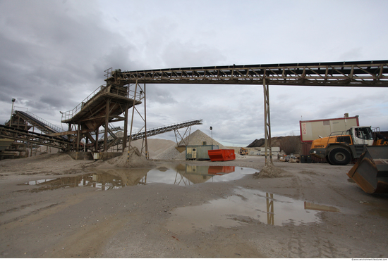 Background Gravel Quarry