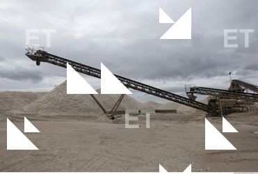 Background Gravel Quarry