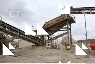 Background Gravel Quarry