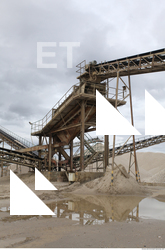 Background Gravel Quarry