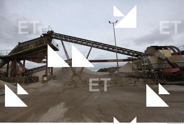 Background Gravel Quarry