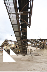 Background Gravel Quarry