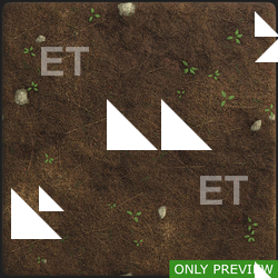 PBR substance material of forest ground created in substance designer for graphic designers and game developers