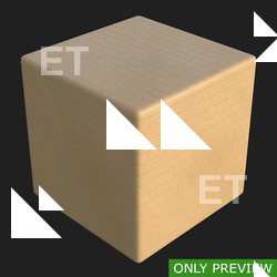 PBR substance material of interior floor boards created in substance designer for graphic designers and game developers