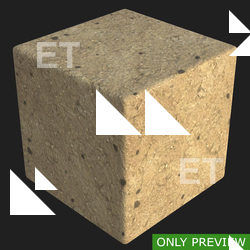 PBR substance material of ground sandy soil created in substance designer for graphic designers and game developers