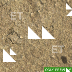 PBR substance material of ground sandy soil created in substance designer for graphic designers and game developers