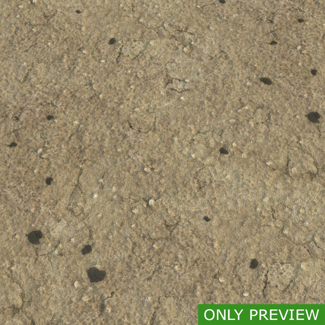 PBR substance material of ground sandy soil created in substance designer for graphic designers and game developers