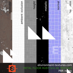 Metal Floor Rusted PBR #