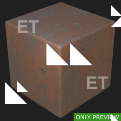 PBR substance preview metal rusty