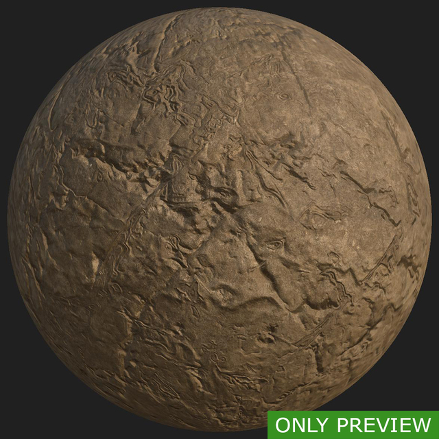 PBR substance preview ground stone