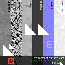 PBR substance texture of ground stone - Substance Designer
