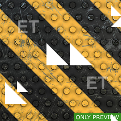 PBR substance material of metal floor warning stripes painted created in substance designer for graphic designers and game developers