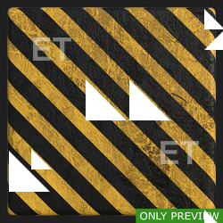 PBR substance material of concrete warning stripes painted created in substance designer for graphic designers and game developers