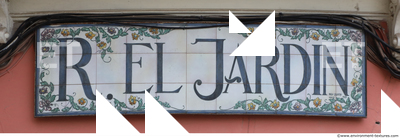 Letter and Numbers Sign